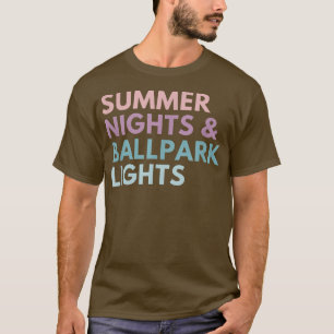 T-shirt Nuits D'Été Et Lumières Du Ballpark
