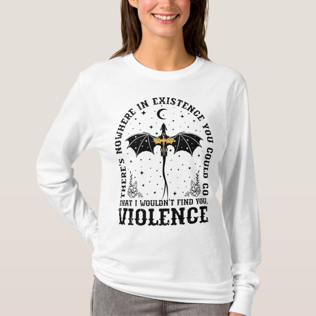 T-shirt Nulle Part Dans L'Existence.. Quatrième Escadre no (Devant)