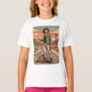 T-shirt Nulle part & Partout Esthétique d'affiche de voyag