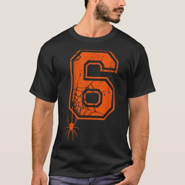 T-shirt Number 6 67 Meme Halloween Sder Costume Matching G (Devant)