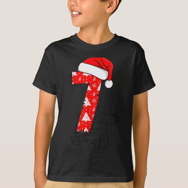 T-shirt Number 7 Matching 67 Meme Christmas Costume Men Wo (Devant)