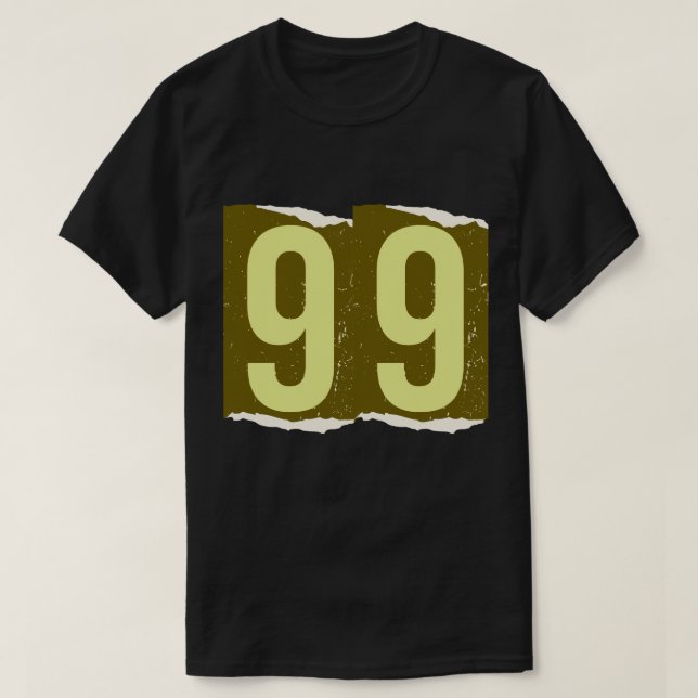 T-shirt Number Magazine Ransom 99 (Design devant)