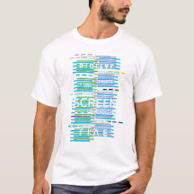 T-shirt 'numérique' pour hommes
