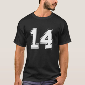 T-shirt Numéro 14 Football Football Football Fête des père