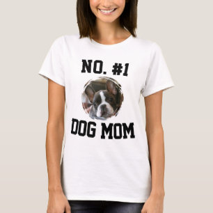 T-shirt Numéro 1 chien Maman Fête des Mères Amoureux des A