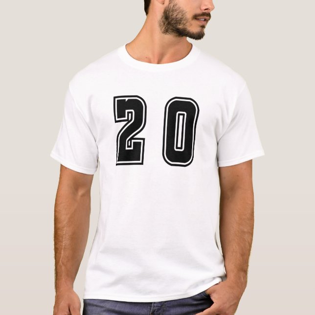 T-shirt numéro 20 (Devant)