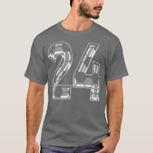 T-shirt Numéro 24 Jersey 24 Maman Joueur 1