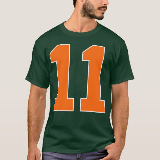 T-shirt Numéro 2 Sports Orange drôle