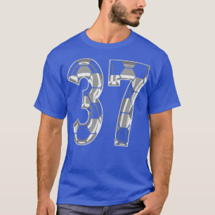 T-shirt Numéro 37 Jersey 37 Maman Joueur ventilateur