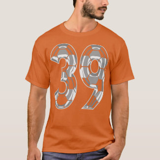 T-shirt Numéro 39 Jersey 39 Maman Joueur ventilateur