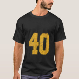 T-shirt Numéro 40 Numéro Uniform Sports Team Jersey 40e