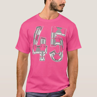 T-shirt Numéro 45 Jersey 45 Maman Joueur ventilateur
