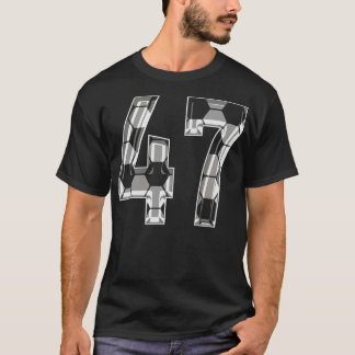 T-shirt Numéro 47 Jersey 47 Maman Joueur ventilateur
