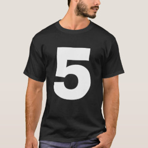 T-shirt Numéro 5. Cinq