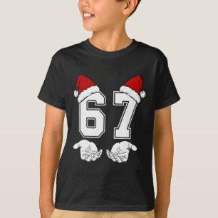 T-shirt Numéro 67 Correspondant Six Sept 6 7 Mème 6 7 Noël