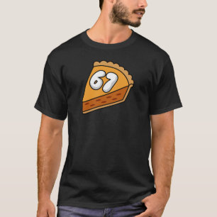T-shirt Numéro 6 7 Tarte Citrouille de Thanksgiving