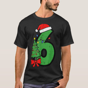 T-shirt Numéro 6 Noël 6 7 Correspondant 67 Mème Hommes Fem