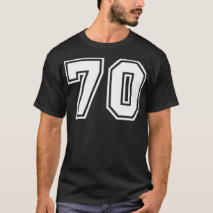 T-shirt Numéro #70 Sport Jersey Lucky Favorite Numéro