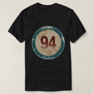 T-shirt Numéro 94 en détresse vintage