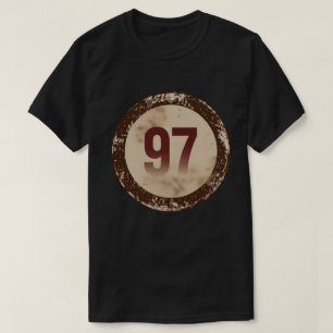 T-shirt Numéro 97 Vintage en détresse