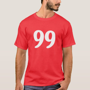 T-shirt Numéro 99 Birthday Numbered Uniforme sportif Jerse