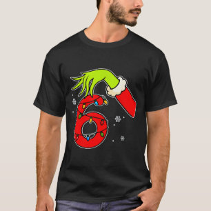 T-shirt Numéro amusant 6 Noël 67 Six Sept Memes Xmas Homme