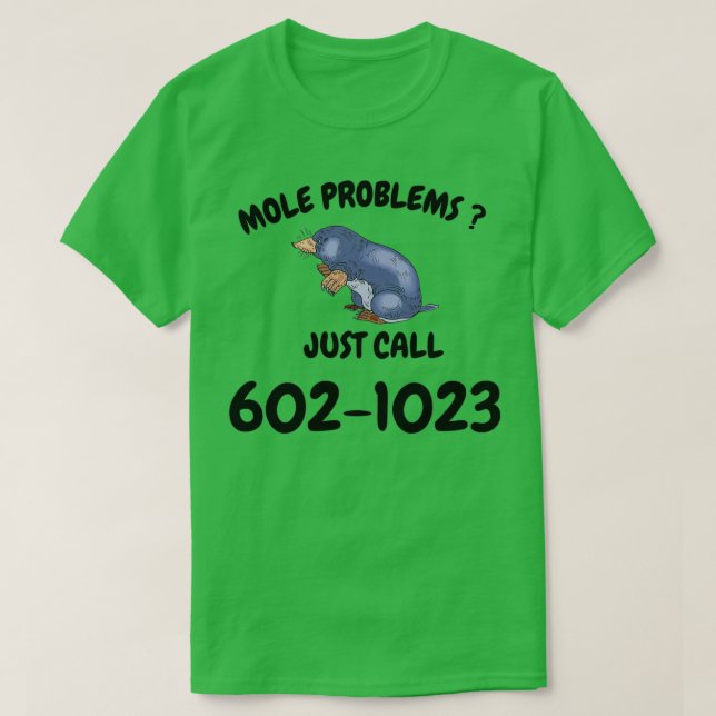 T-shirt Numéro Avocadro Funny Avogadros (Design devant)