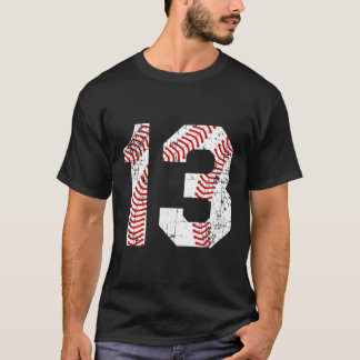 T-shirt Numéro de base-ball 13 Jersey