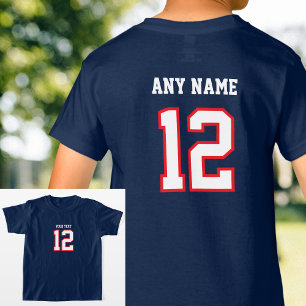 T-shirt Numéro du joueur personnalisé Nom Jersey Sports Ma