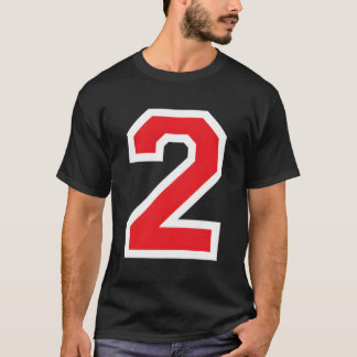 T-shirt Numéro d'uniforme Jersey #2