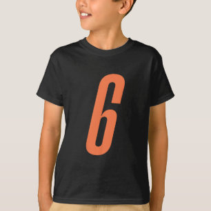 T-shirt Numéro Orange 6 7 Mème drôle d'Halloween Correspon