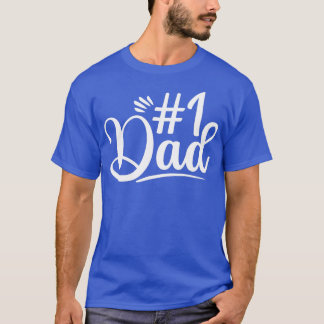 T-shirt Numéro Un papa Conception pour la Fête des pères
