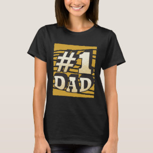 T-shirt Numéro Un papa présente la fête du père