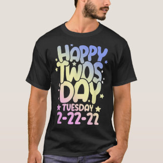 T-shirt Numérologie amusante Février, Joyeux Jumeau Mardi 