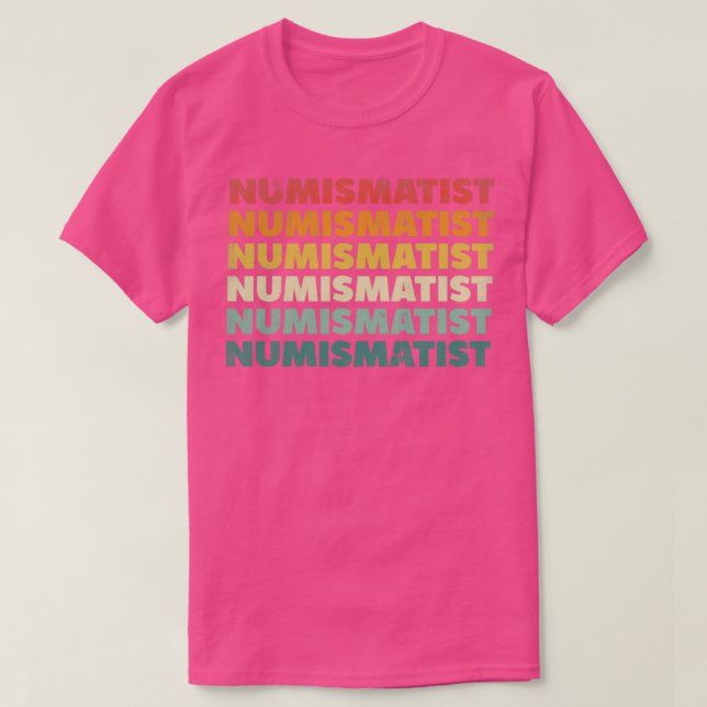 T-shirt Numismatique Pièce Collecte Numismatiste (Design devant)