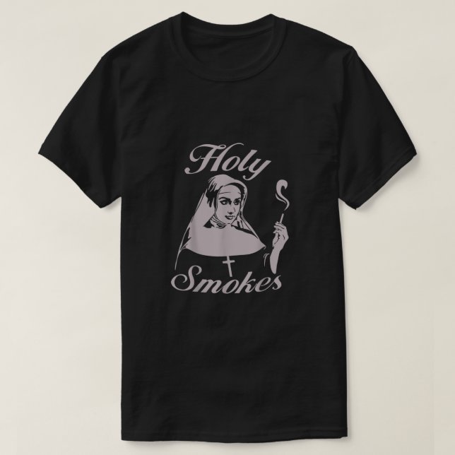 T-shirt Nun de la Sainte Fumée (Design devant)