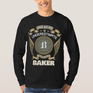 T-SHIRT N'UNDERESTIMEZ JAMAIS LE POUVOIR D'UN BOULANGER
