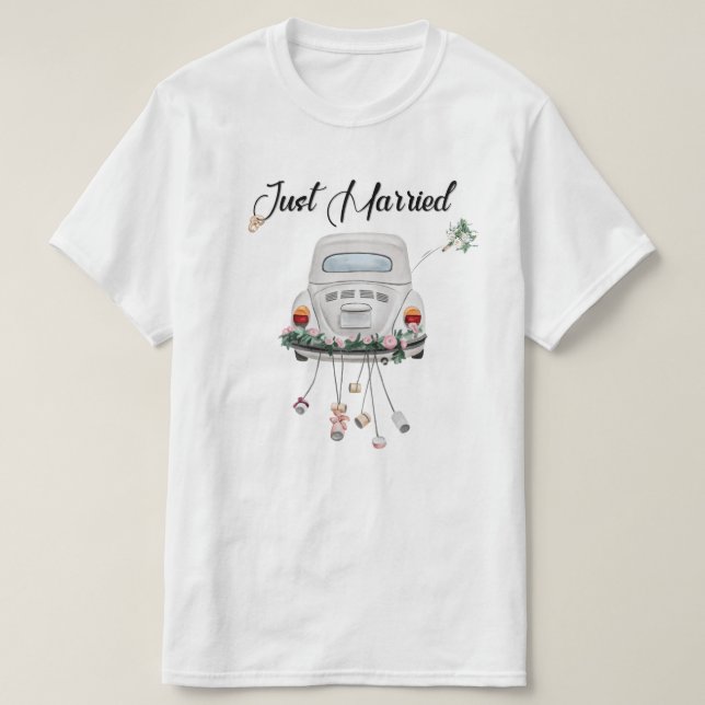 T - Shirt - nur verheiratet (Design vorne)