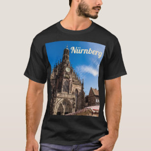 T-shirt Nuremberg Hauptmarkt Nürnberg Bavière Allemagne