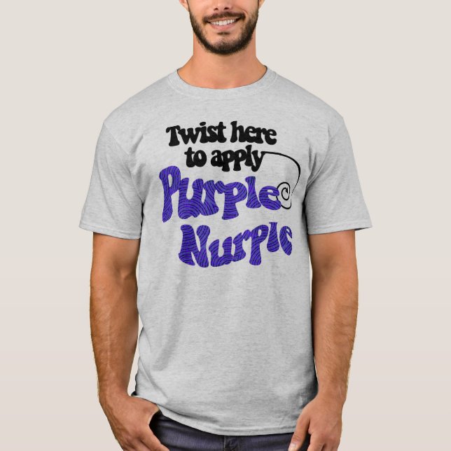 T-SHIRT NURPLE POURPRE (Devant)