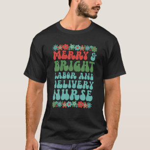 T-shirt Nurs De Travail Et De Livraison De Noël De L'Infir