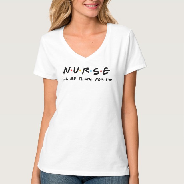 T-shirt Nurse Bestie (Devant)