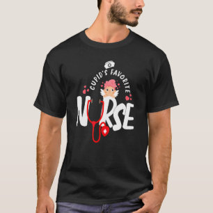 T-shirt Nurse Cupids Favori Nurse Valentines Day Funny N