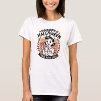 T-shirt Nurse Halloween Fun - Éffrayant Shift Magi