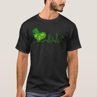 T-shirt Nurse Patricks Irish Heart Joyeux St. Patricks Day