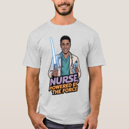 T-shirt Nurse Powered by the Force 