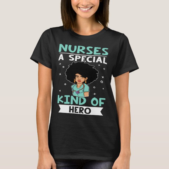 T-shirt Nurses A Special Kind Of Hero (Devant)