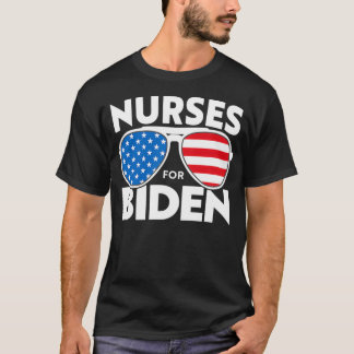 T-shirt Nurses for Biden  Cool Uncle Joe Aviator Vote 2020