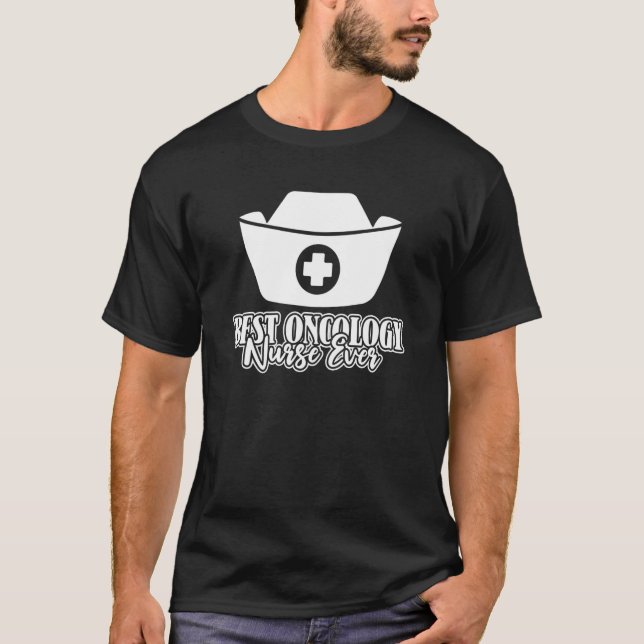 T-shirt Nursing Cornette  Caretaker Hospital Oncology Nurs (Devant)
