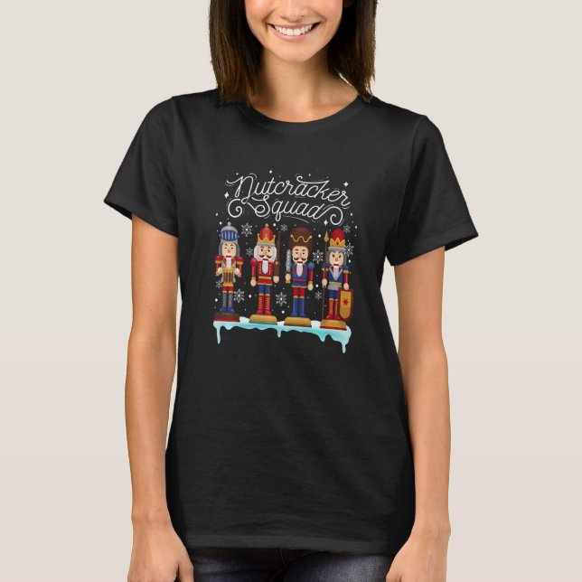 T-shirt Nutcracker Squad Ballet Dance Matching Family Chri (Devant)